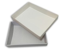 TWLP012  Customize  hotel towel box  make towel box  two towel packaging  design towel box  towel box supplier front view